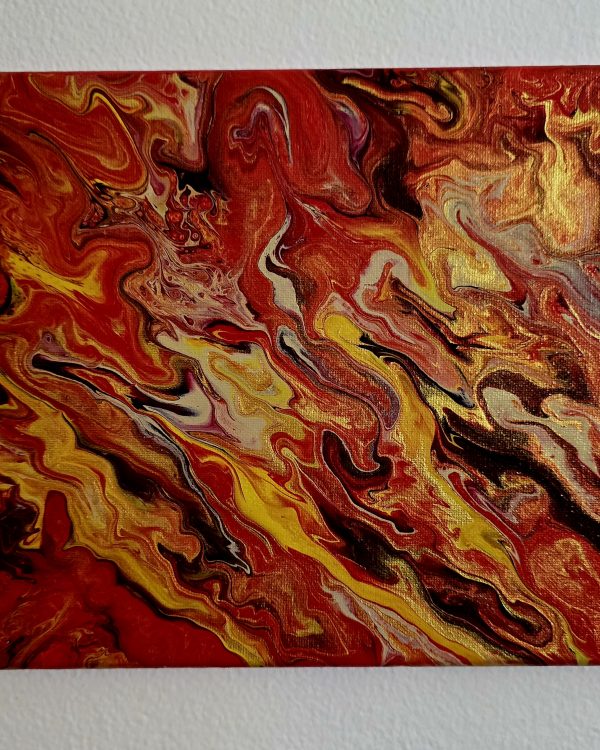 Acrylic Painting - Fire Storm